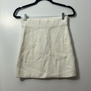 White sweater skirt! New with tags size small